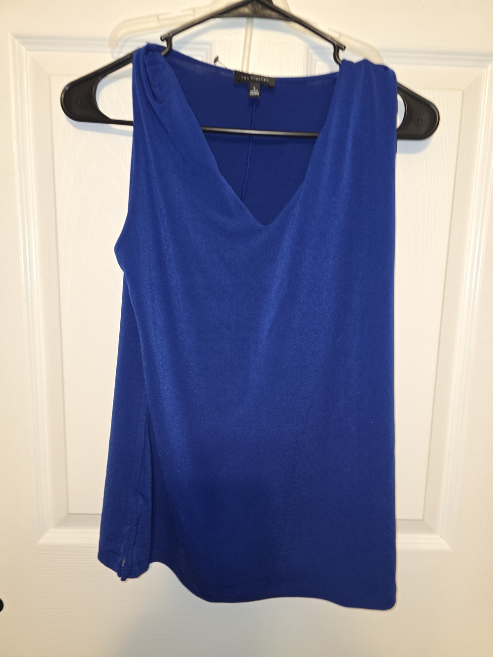 The Limited Cobalt Blue Sleeveless V-Neck Top